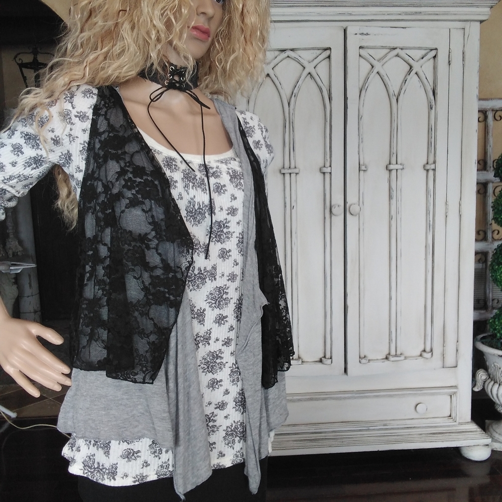 Vest and tee